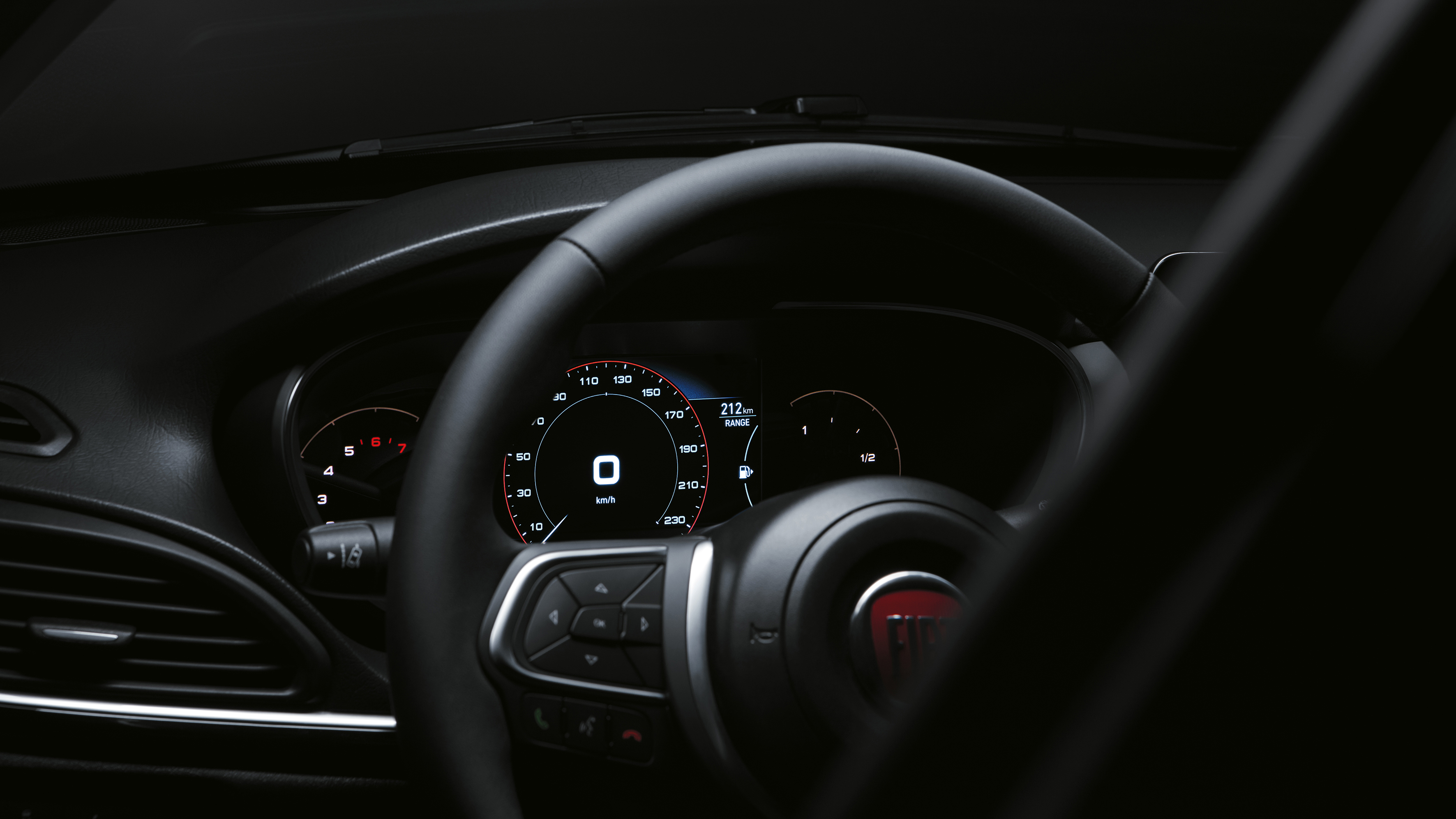 2020 Fiat Tipo Life - digital dial cluster