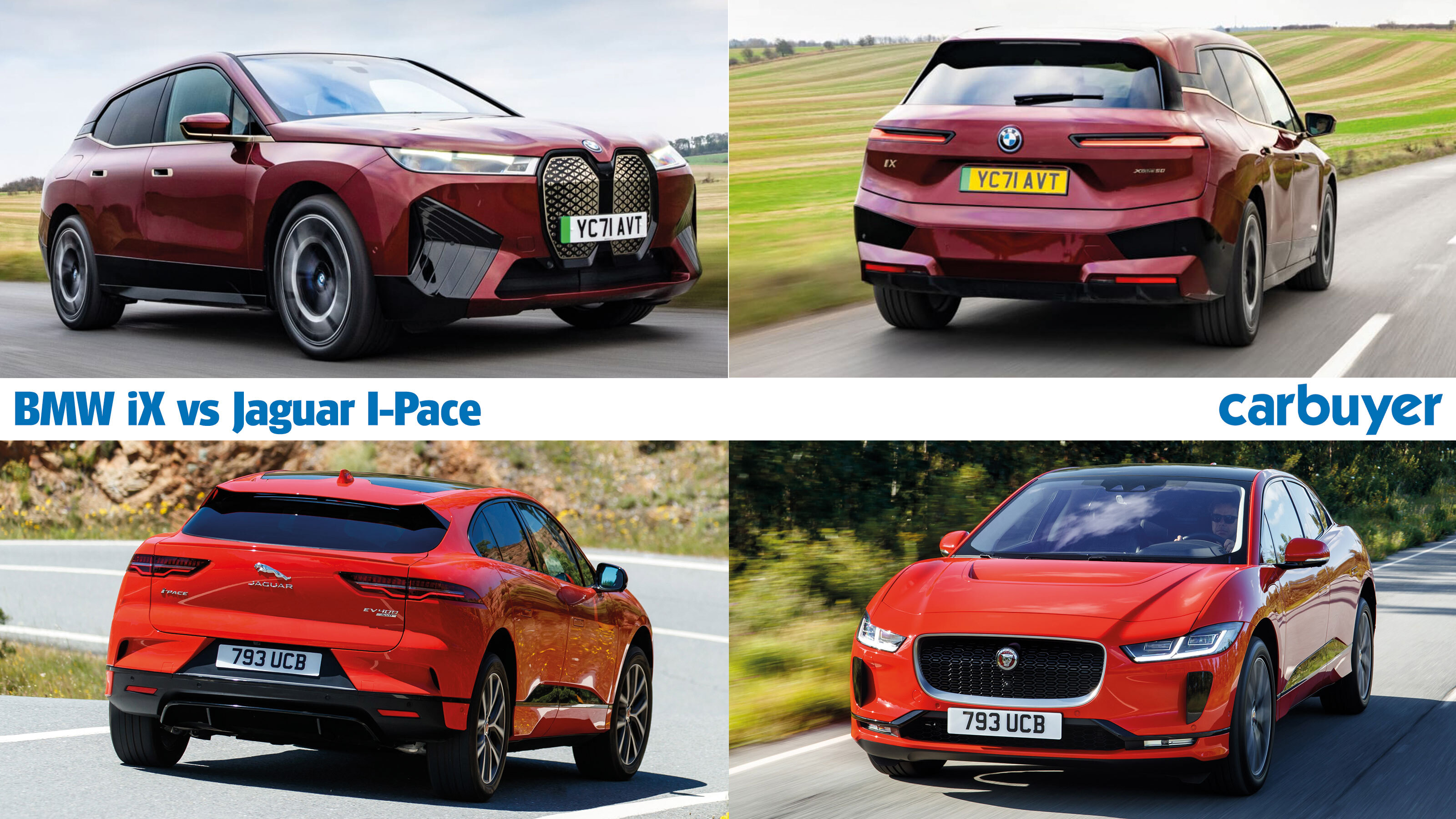 BMW iX vs Jaguar I-Pace
