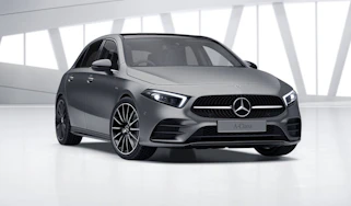 2020 Mercedes A-Class Exclusive Edition and Exclusive Edition Plus - front 3/4 static