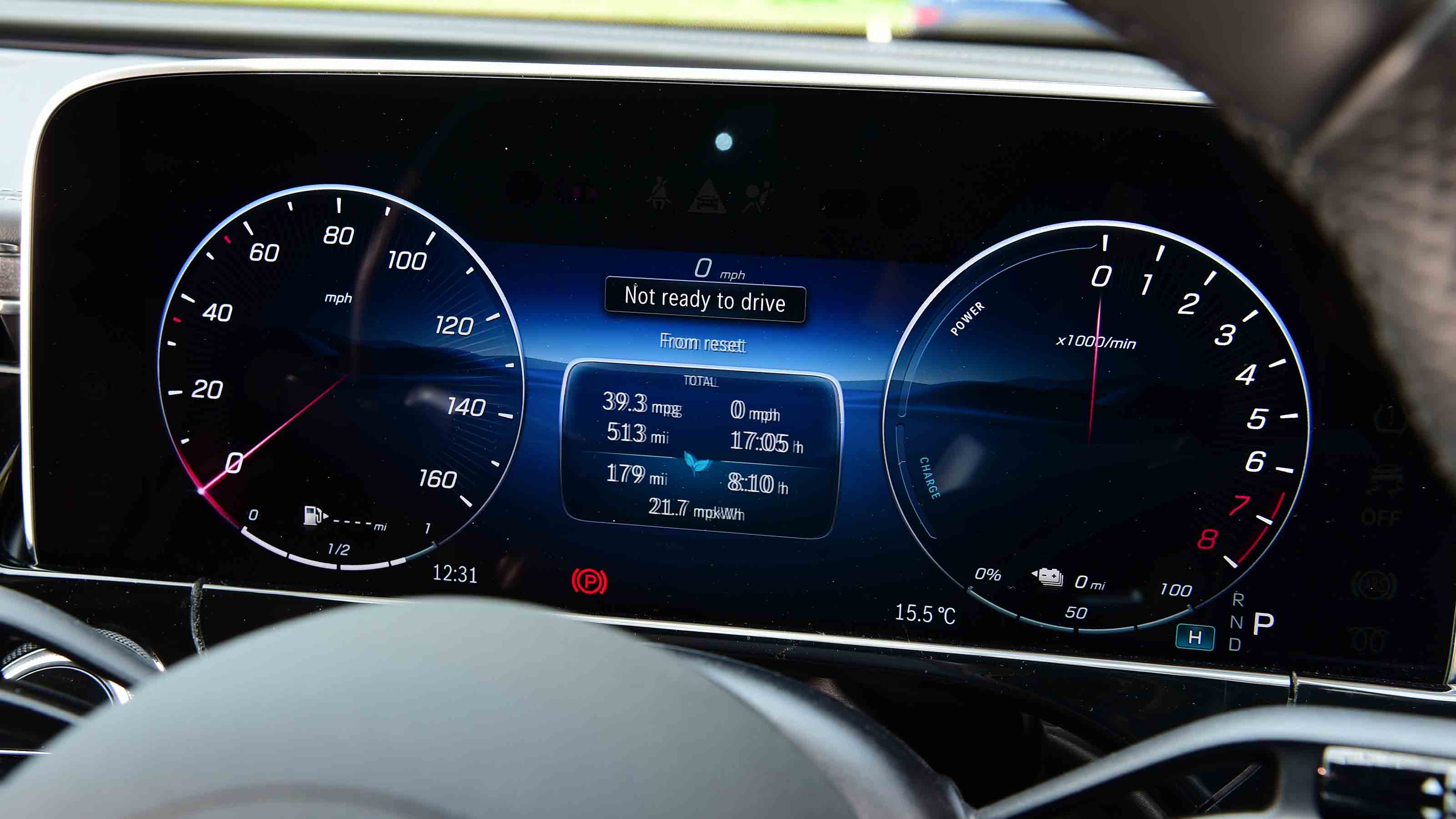 Mercedes E-Class digital display