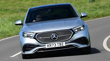 Mercedes E-Class front cornering