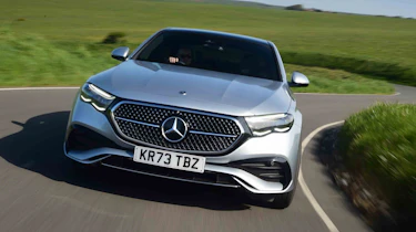 Mercedes E-Class front cornering