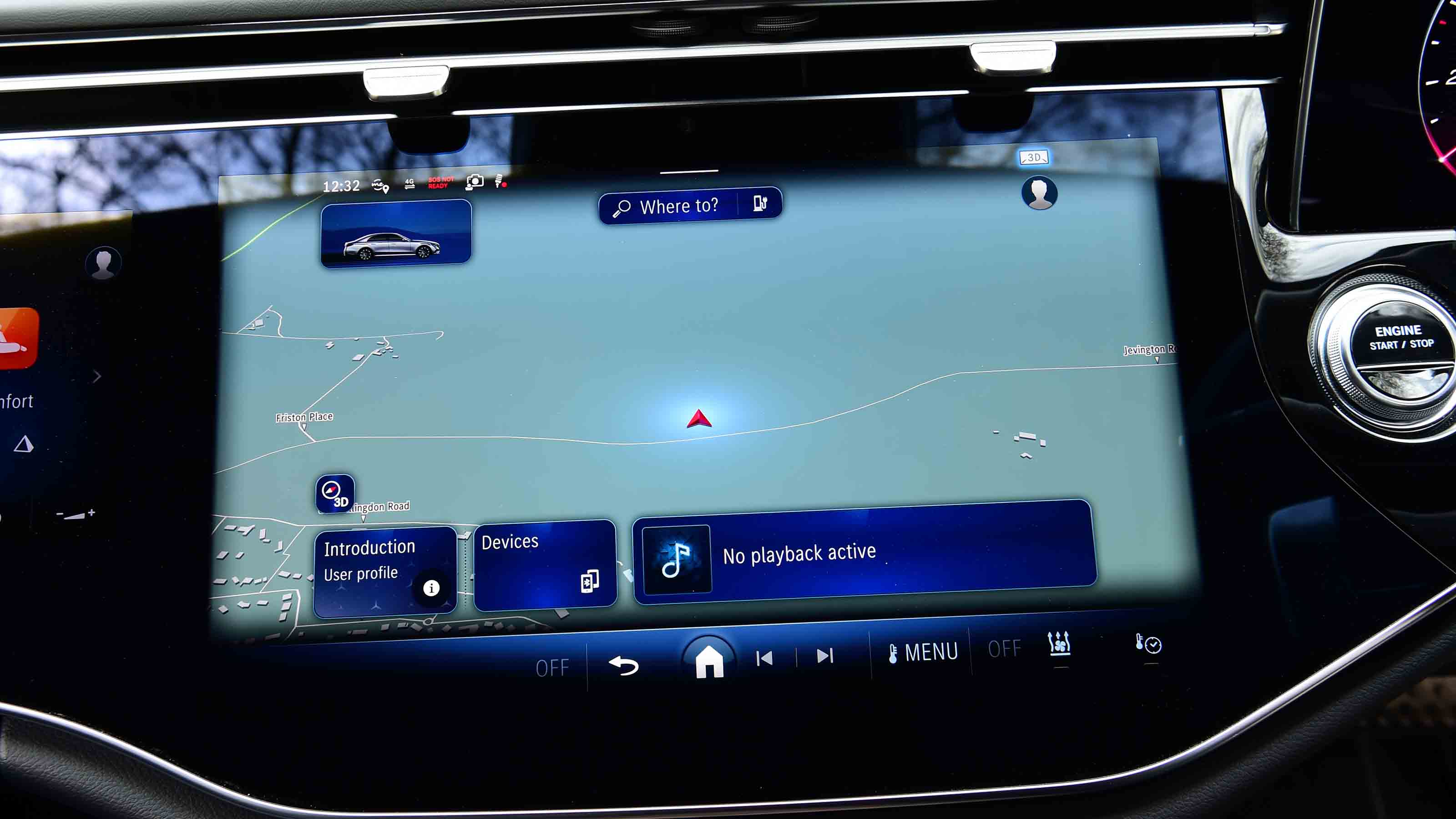 Mercedes E-Class sat nav