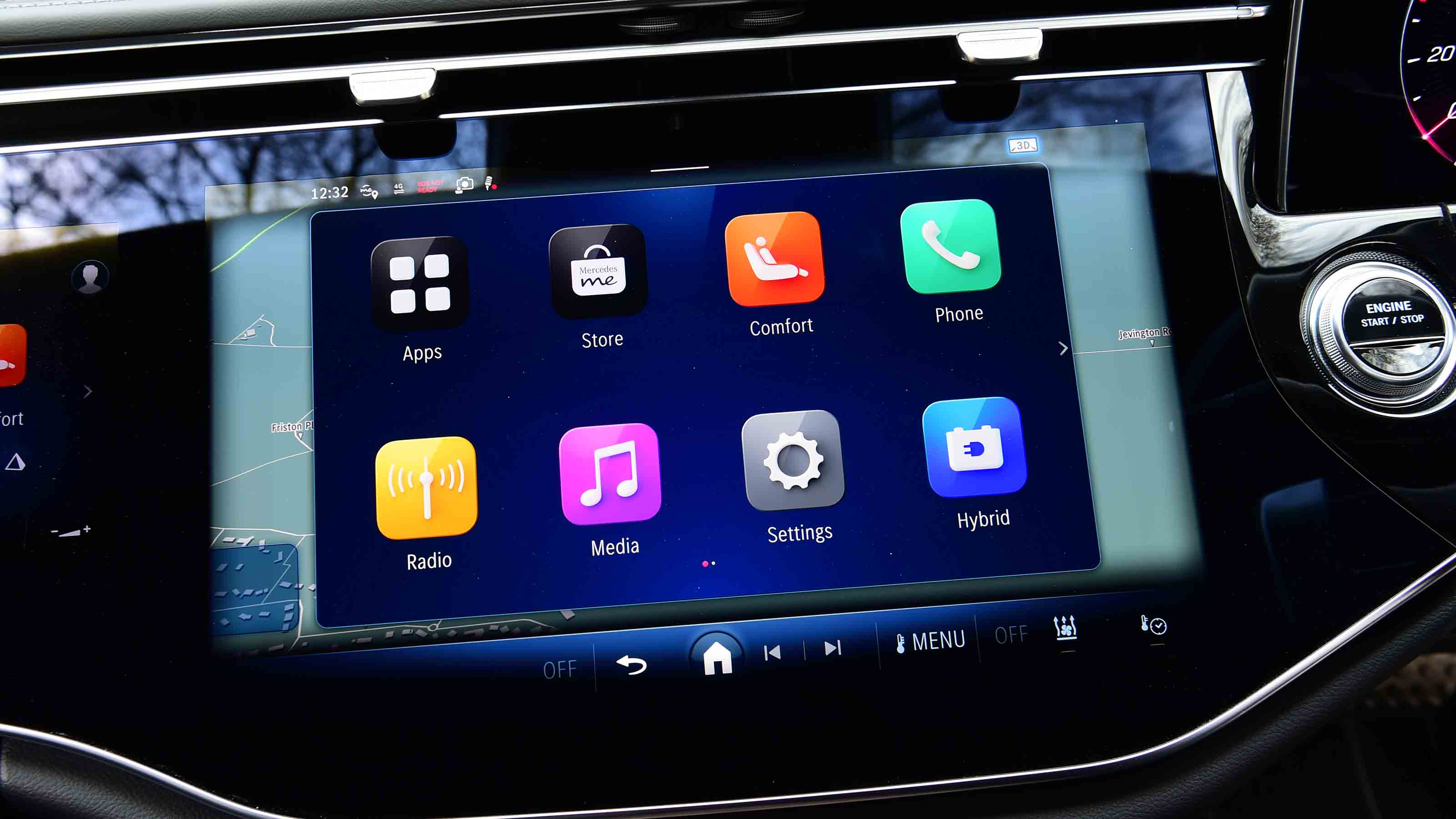 Mercedes E-Class infotainment