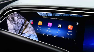 Mercedes E-Class passenger screen