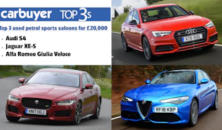 Top 3 used petrol sports saloons for £20,000