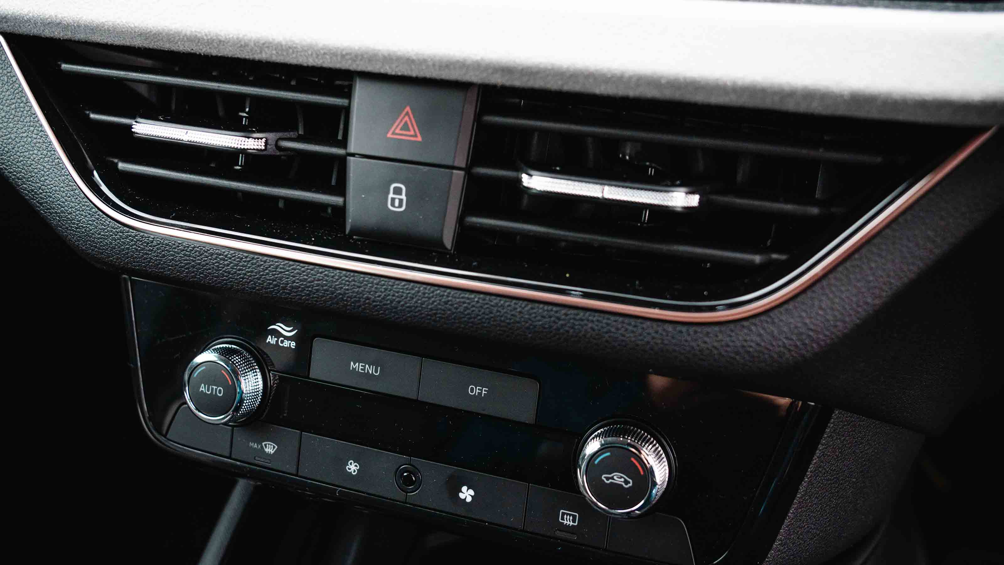 Skoda Scala UK interior vents