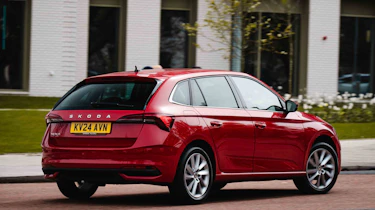 Skoda Scala UK rear quarter static
