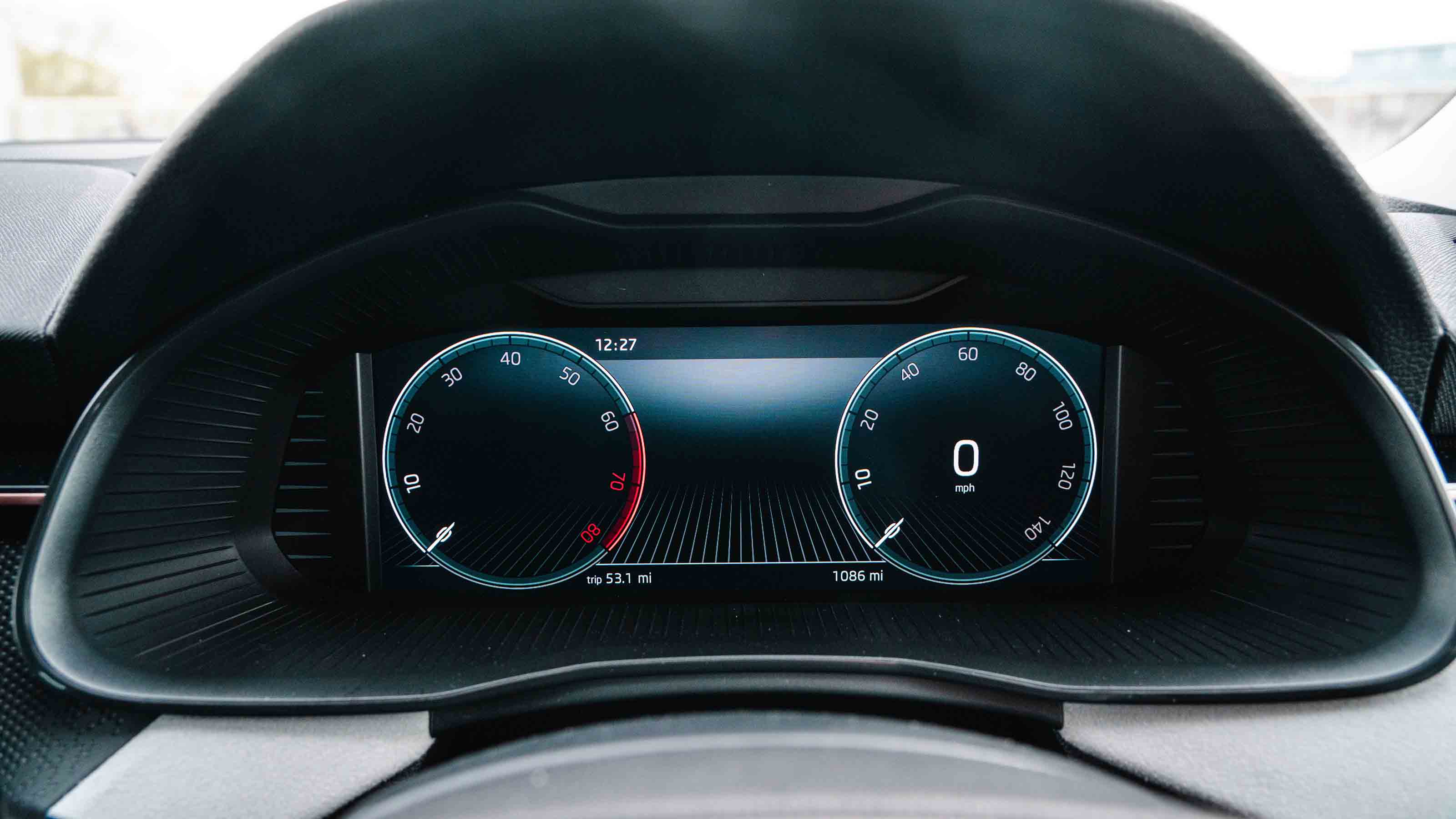 Skoda Scala UK digital dials