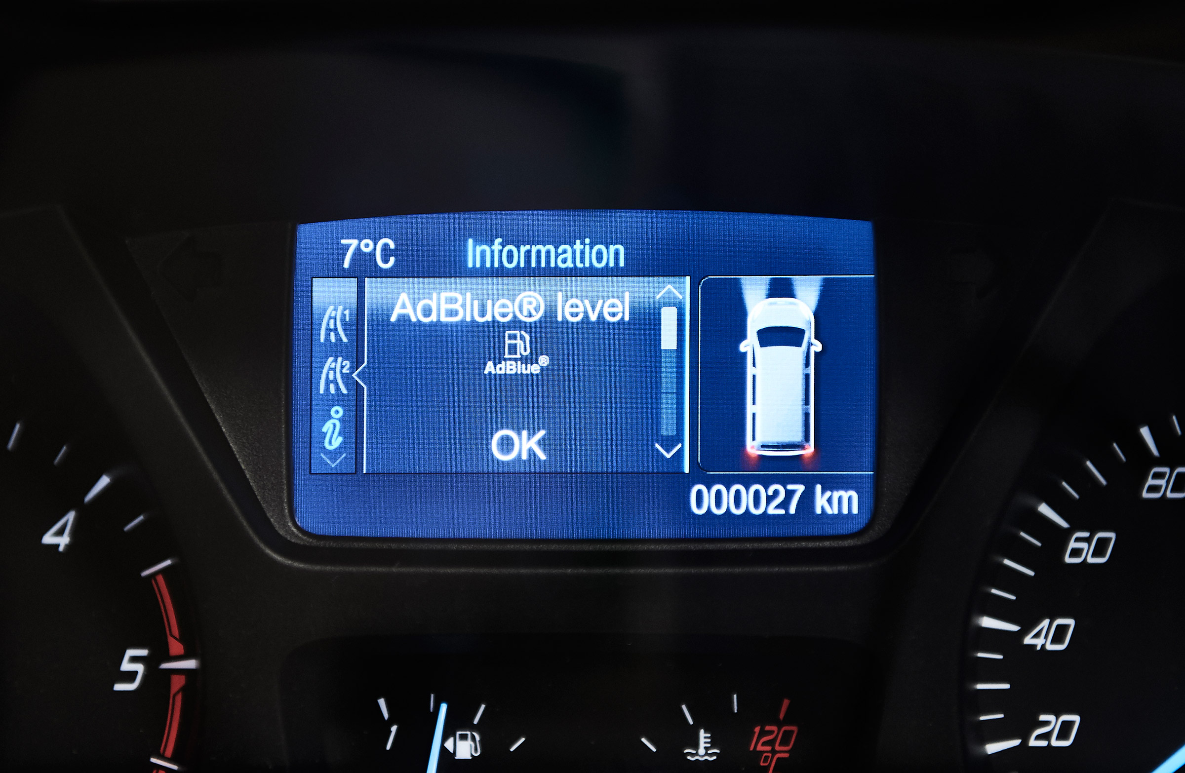 AdBlue warning 