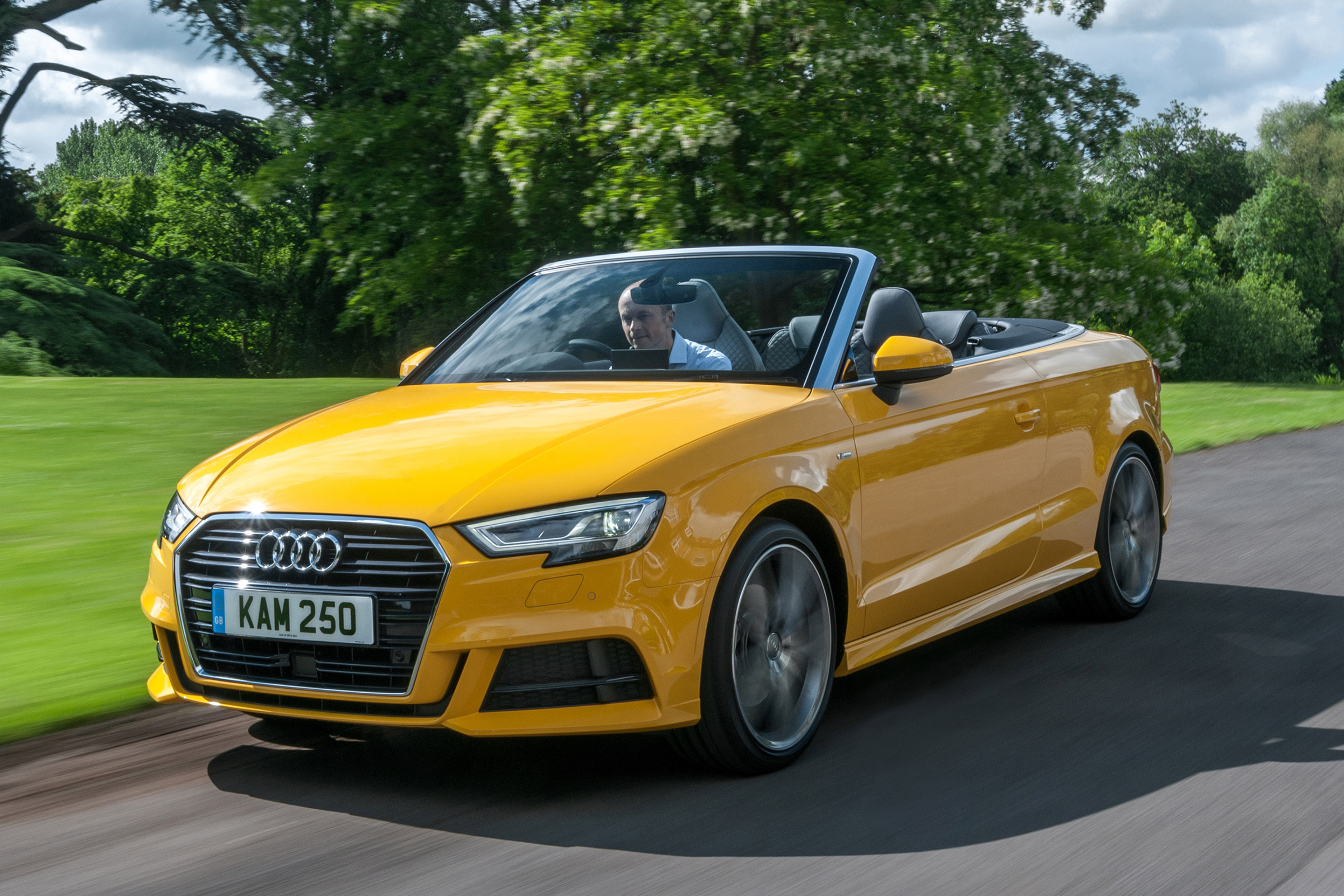 Audi A3 Cabriolet driving