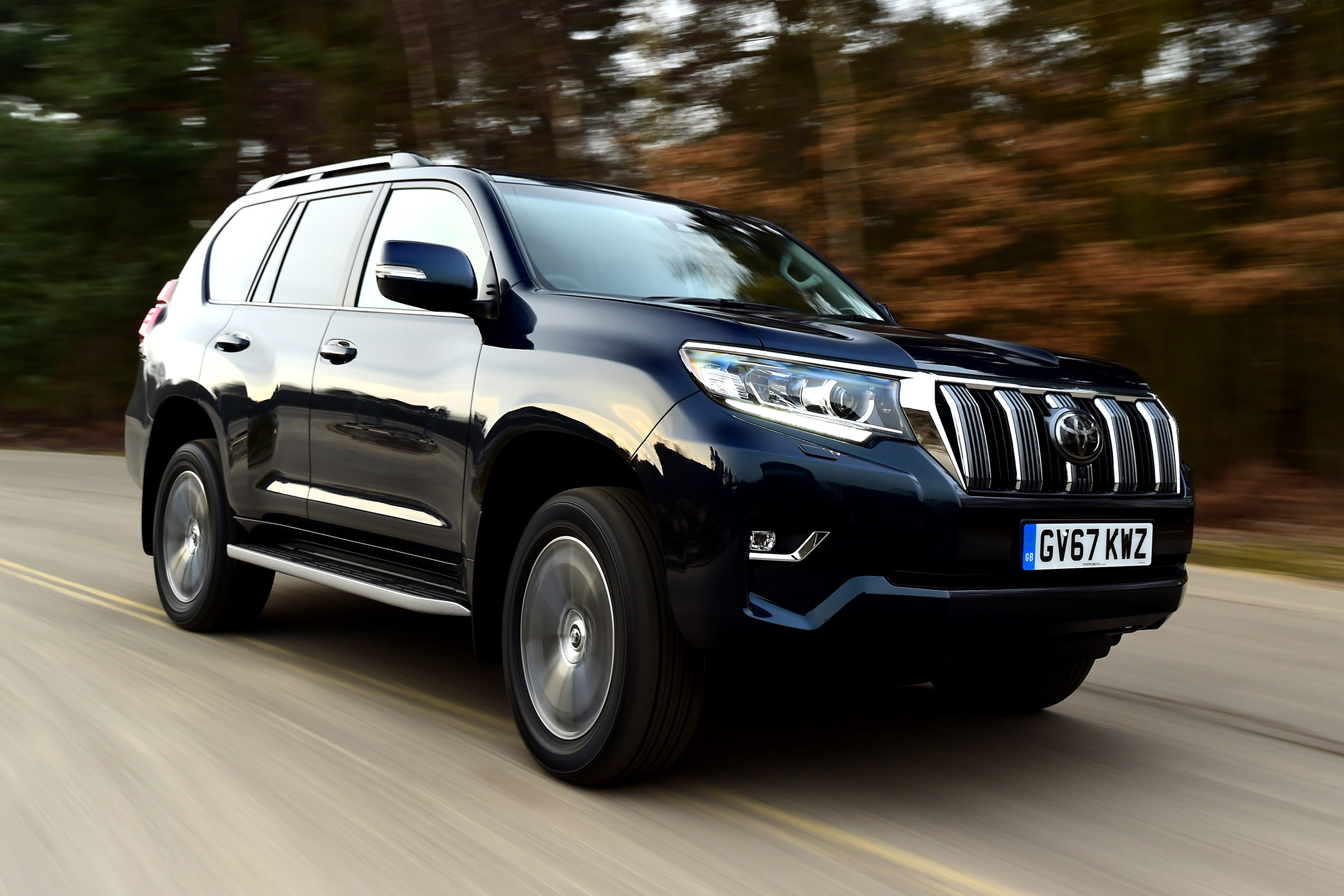 Toyota Land Cruiser driving