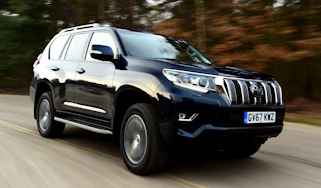 Toyota Land Cruiser driving