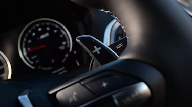 BMW M2 Competition gearshift paddles