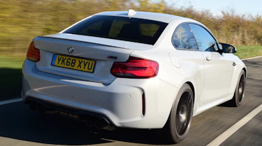 BMW M2 Competition driving - rear
