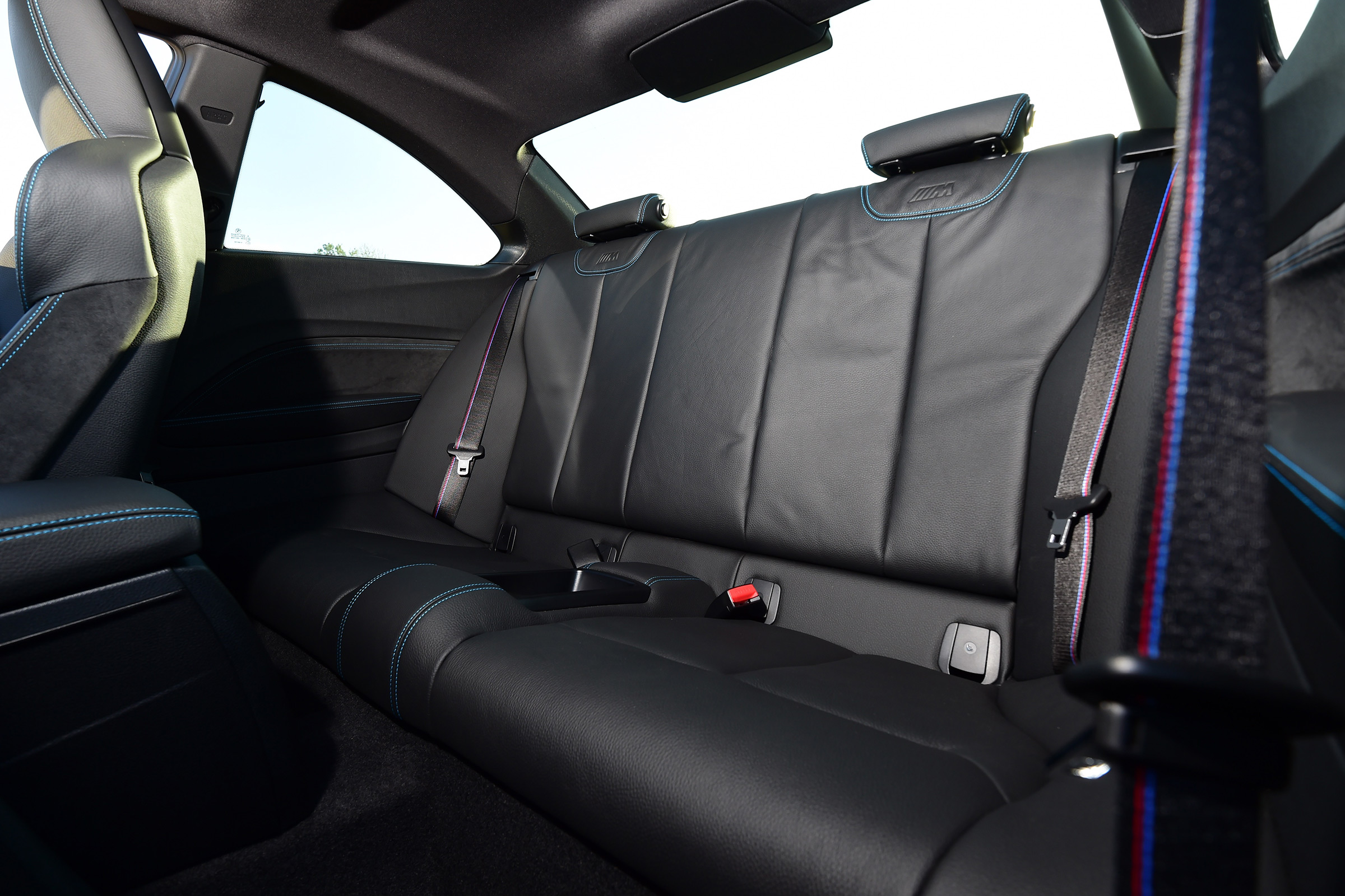 BMW M2 rear seats