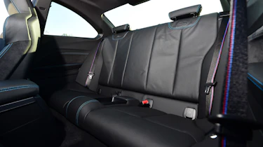 BMW M2 rear seats
