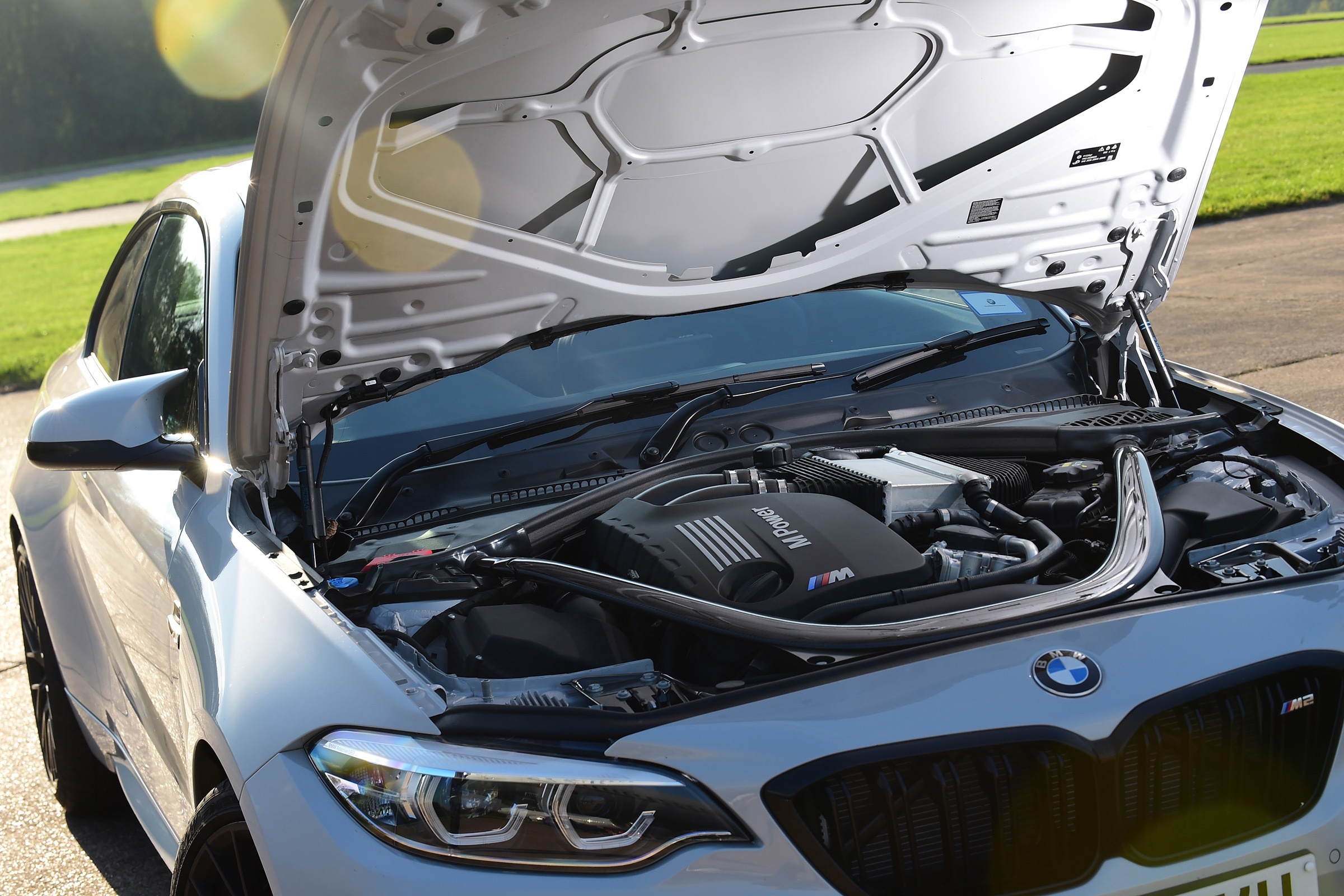 BMW M2 engine bay