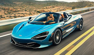 McLaren 720S Spider convertible