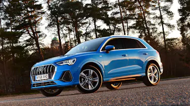 Audi Q3 SUV front 3/4 static