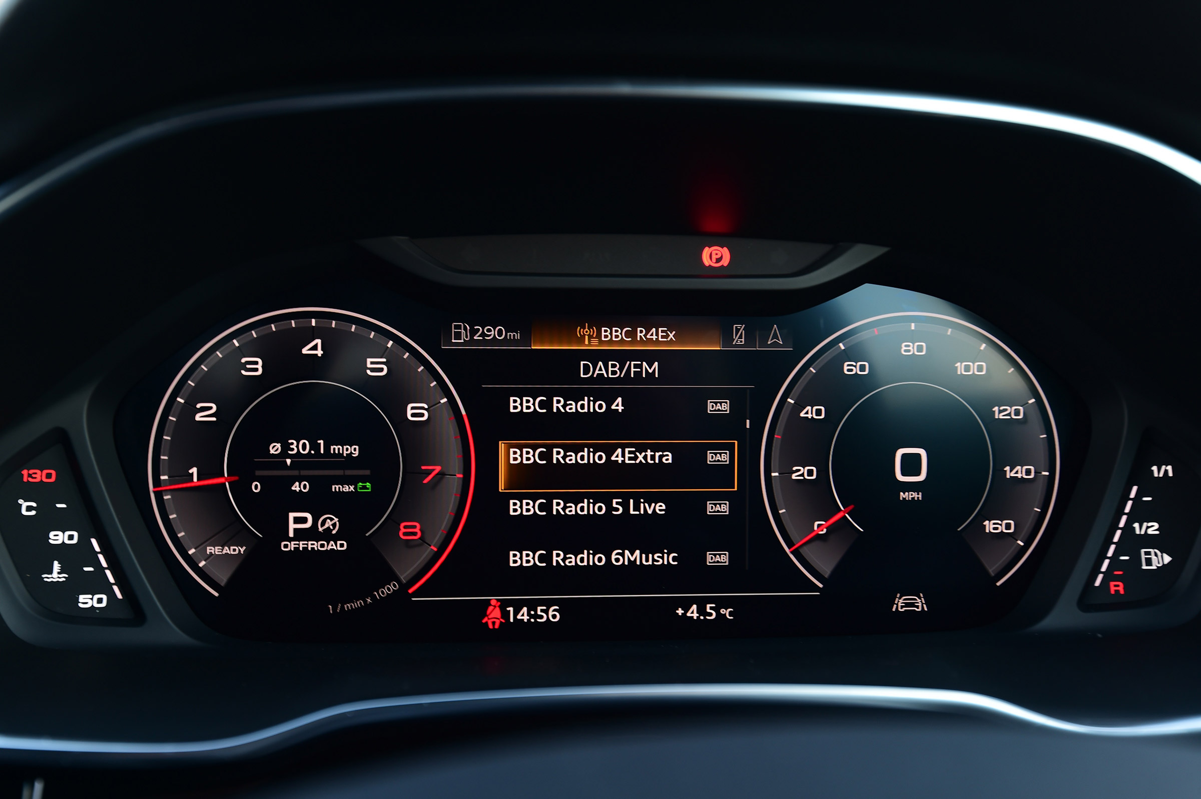 Audi Q3 SUV instruments