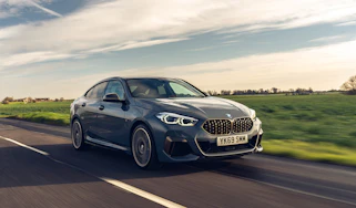 BMW 2 Series Gran Coupe saloon front 3/4 tracking