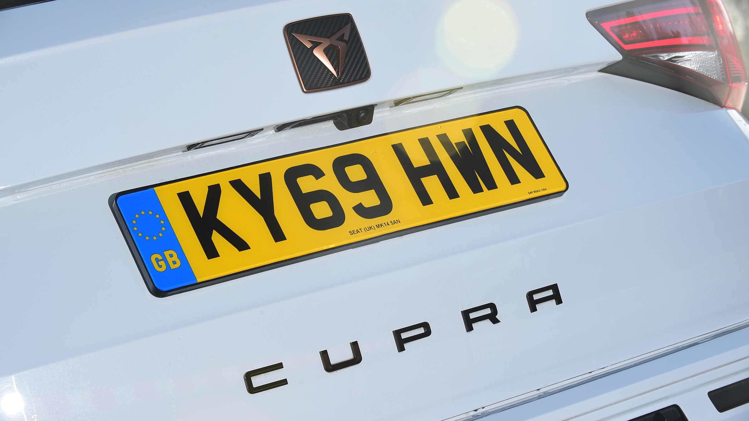 Cupra Ateca number plate