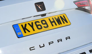 Cupra Ateca number plate