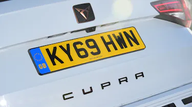 Cupra Ateca number plate