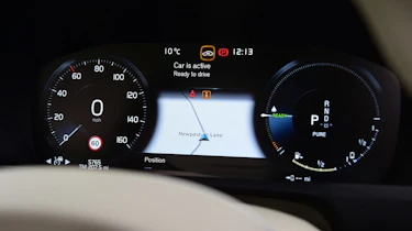 Volvo XC90 SUV digital instruments