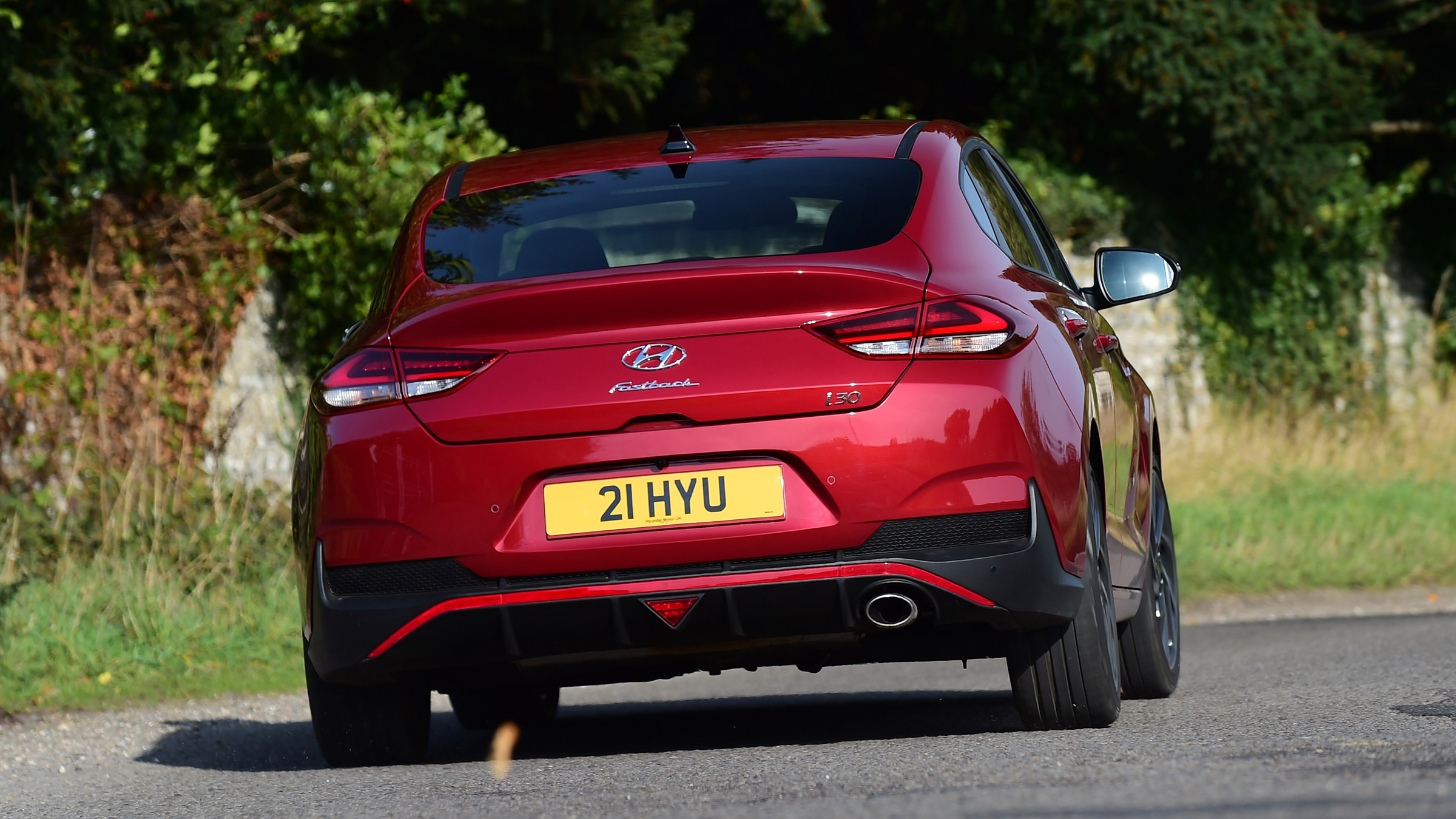 Hyundai i30 Fastback N Line rear 3/4 cornering