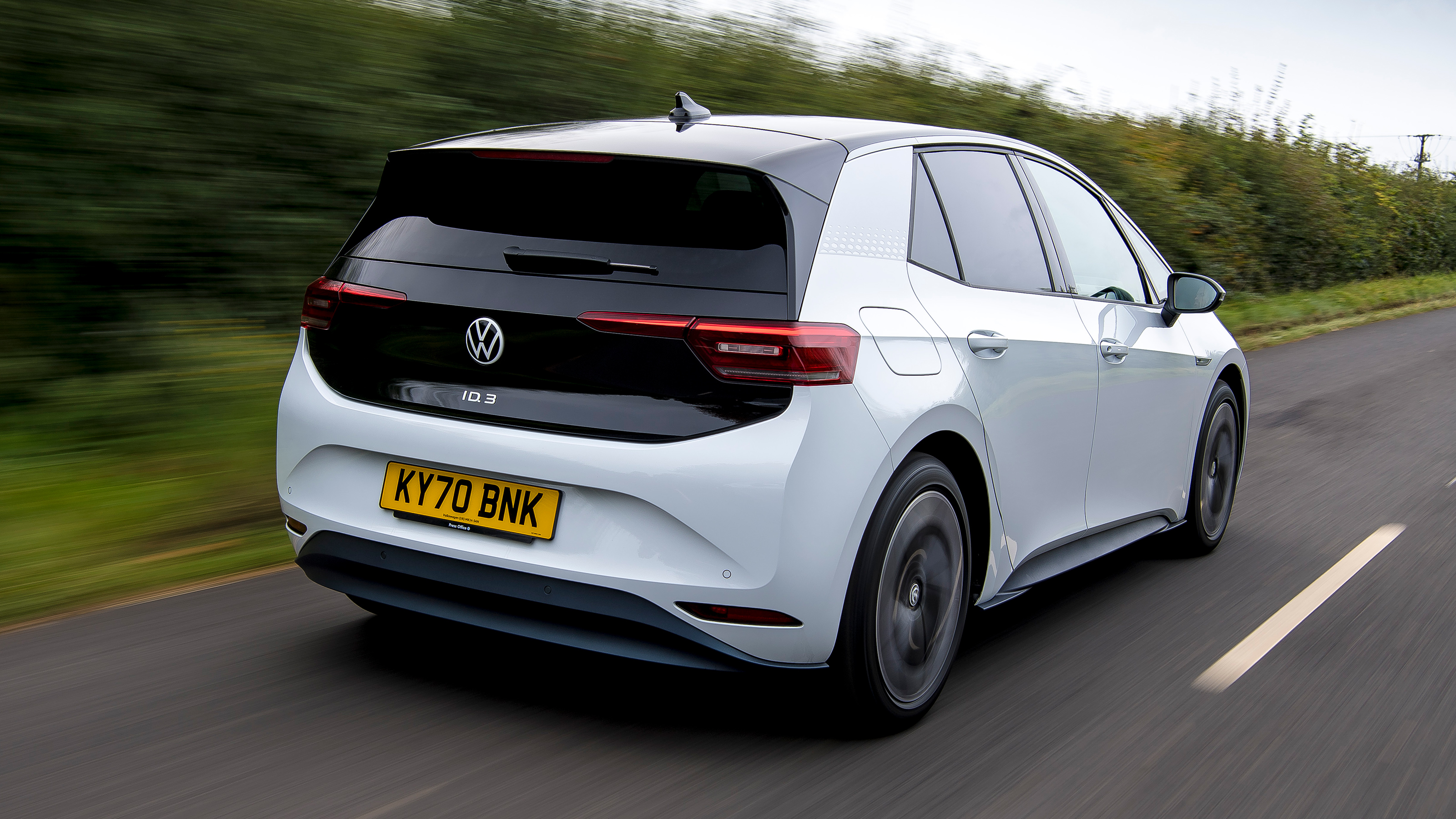 Volkswagen ID.3 driving - rear