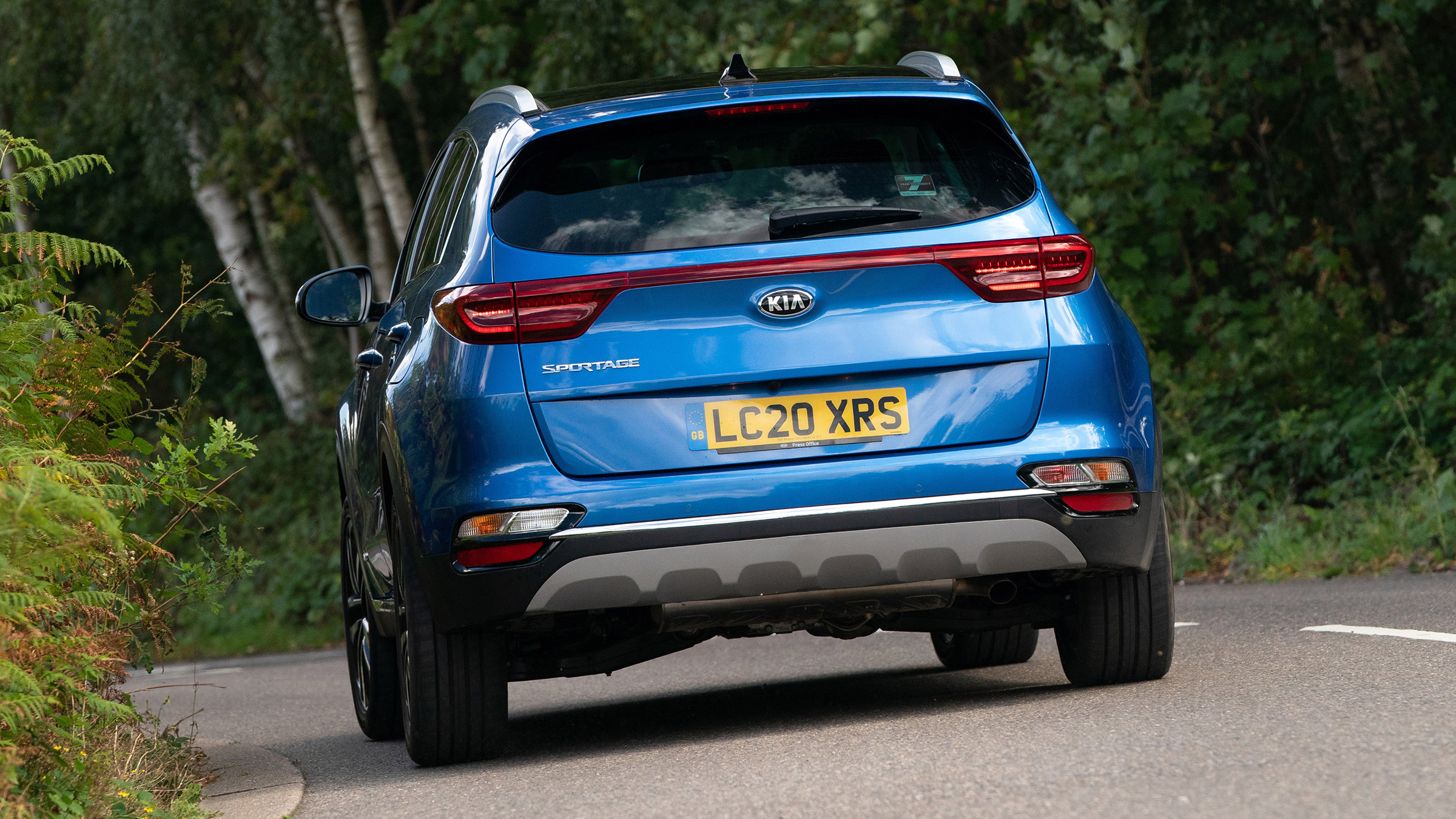 Kia Sportage SUV rear cornering