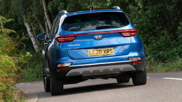 Kia Sportage SUV rear cornering