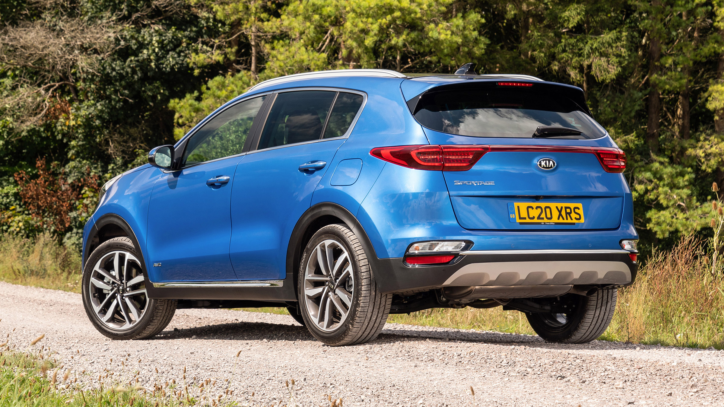 Kia Sportage SUV rear 3/4 static