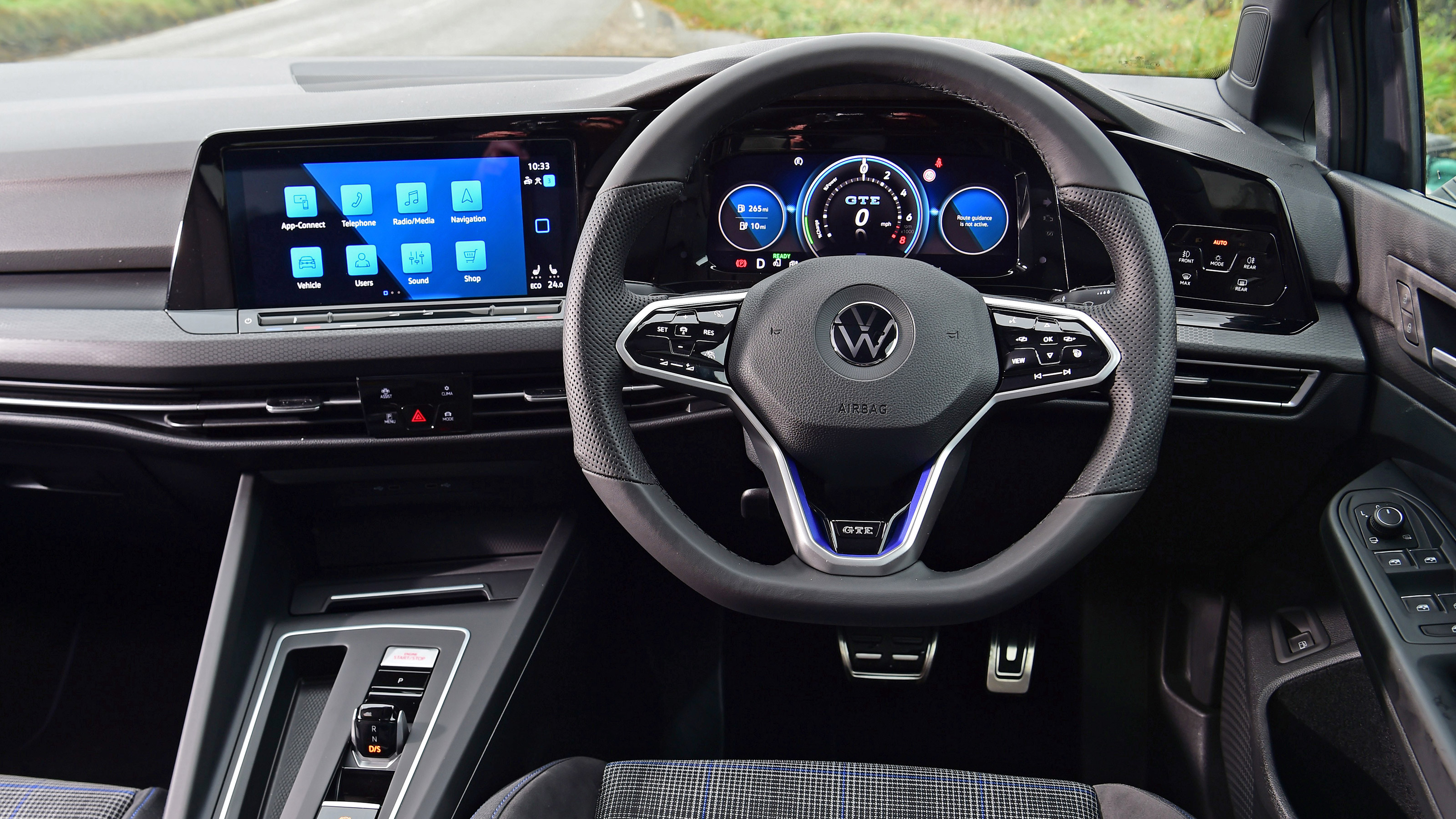 Volkswagen Golf GTE hatchback interior