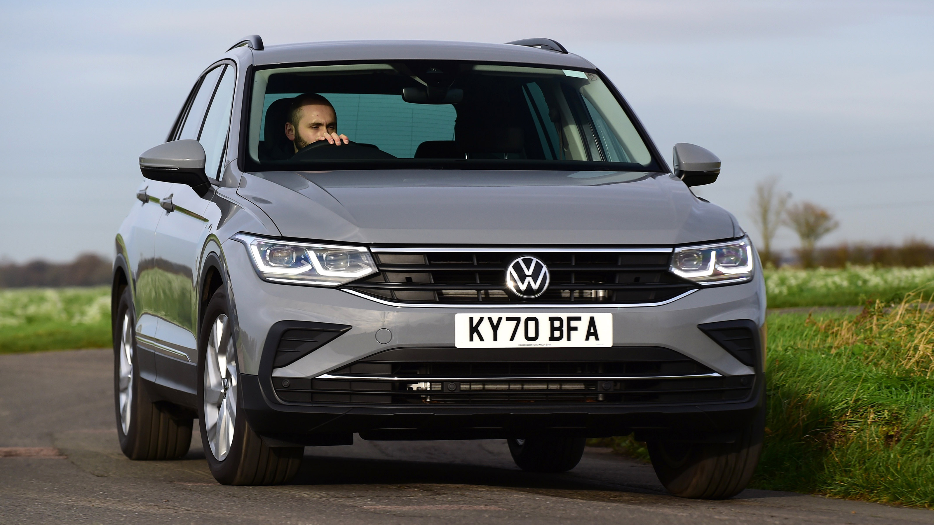 Volkswagen Tiguan SUV front cornering
