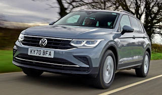 Volkswagen Tiguan SUV steering wheel