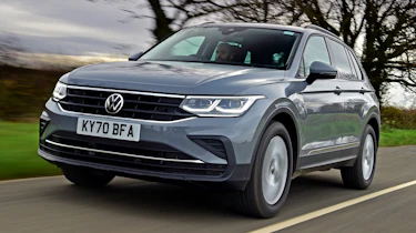 Volkswagen Tiguan SUV steering wheel