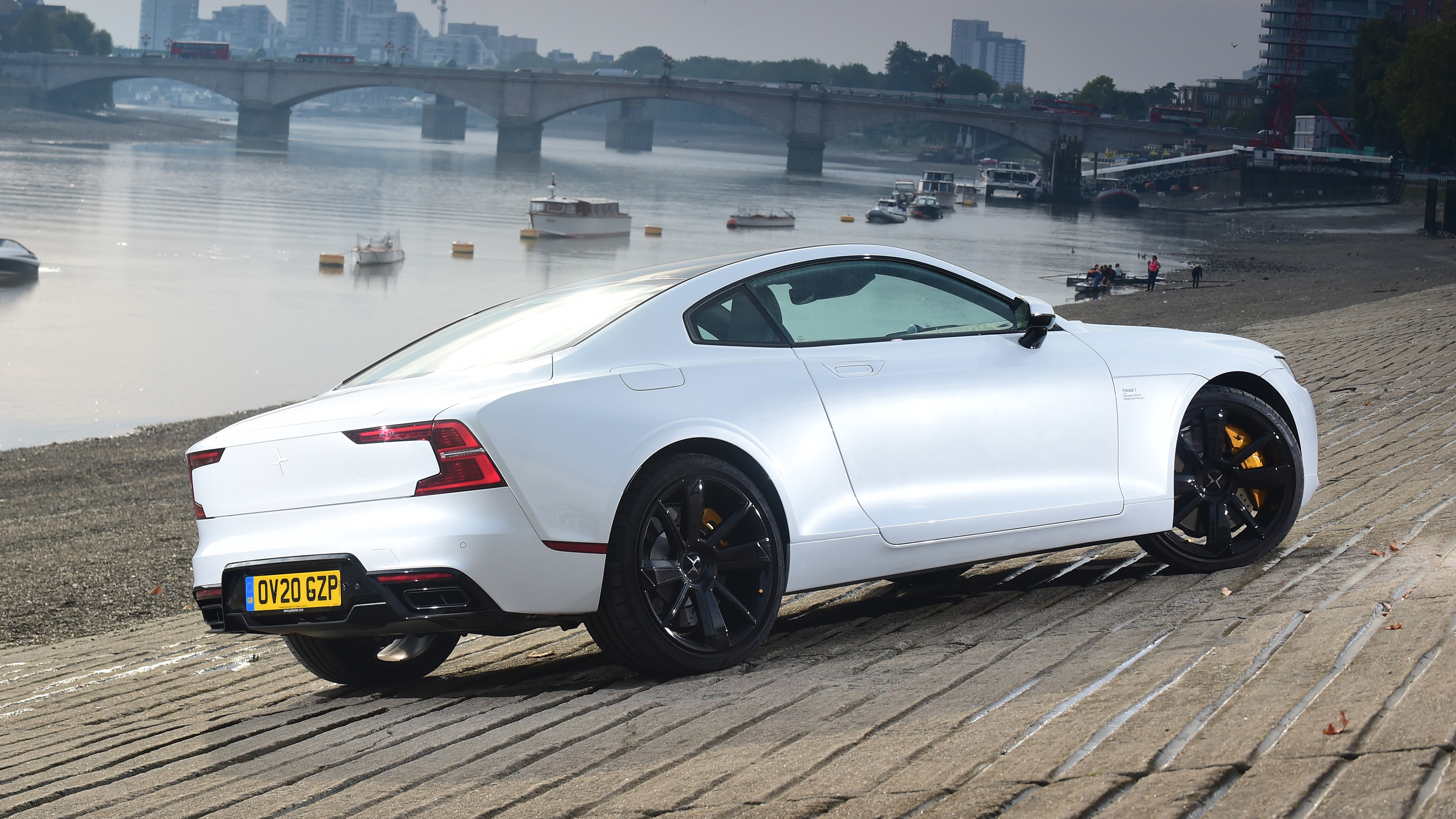 Polestar 1 coupe rear 3/4 static