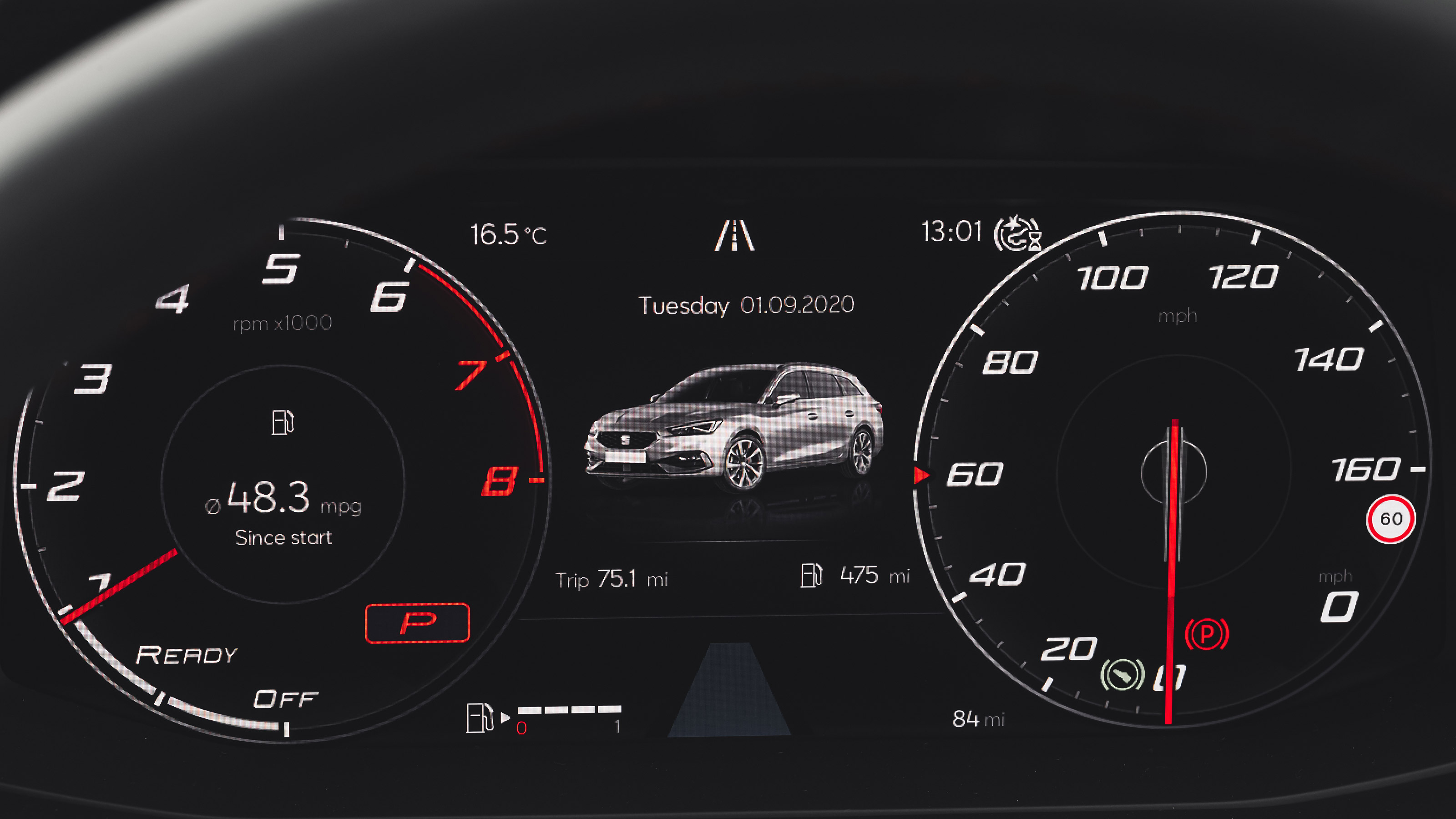 SEAT Leon Estate instruments