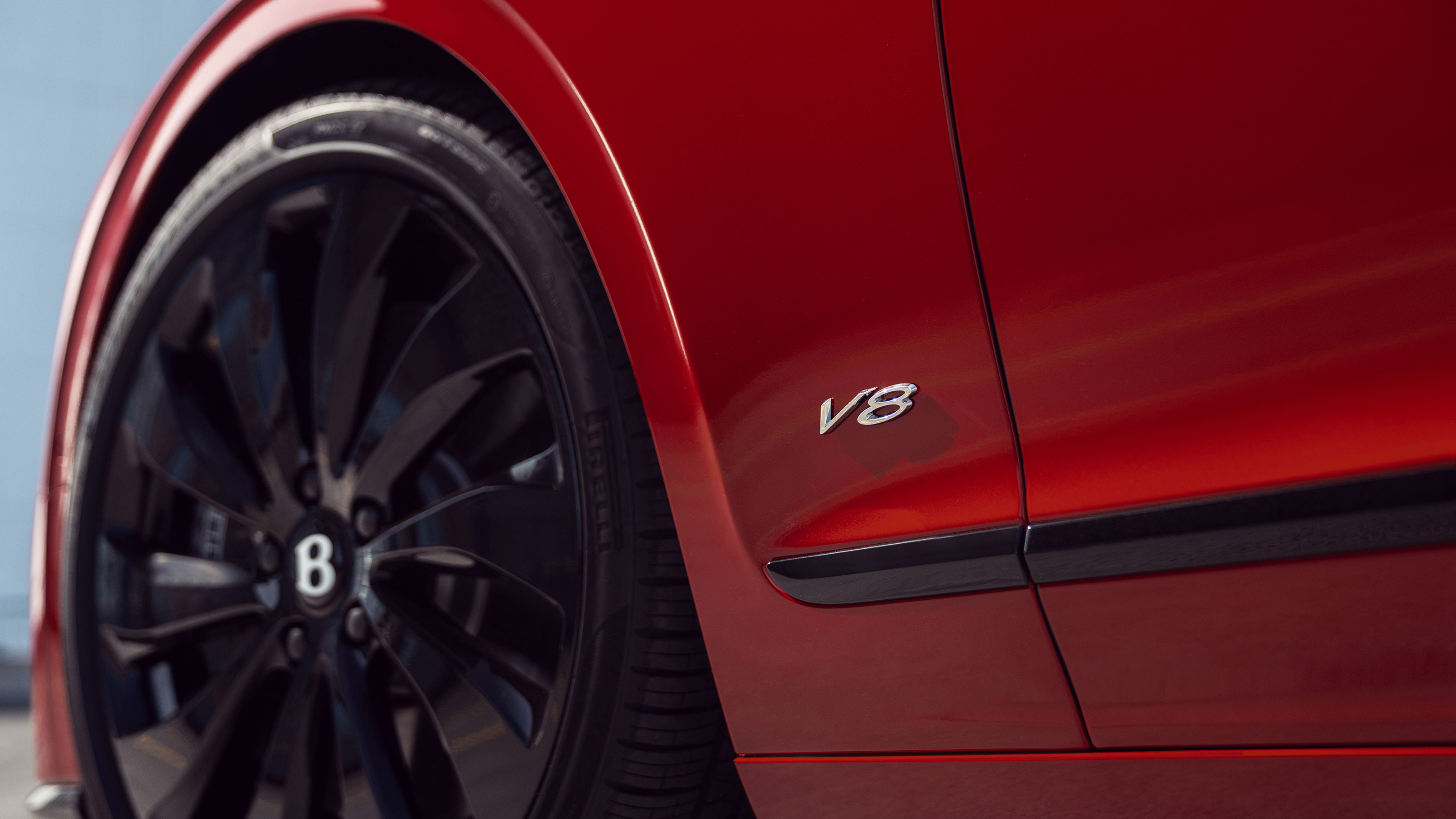Bentley Continental Flying Spur saloon front wheelarches