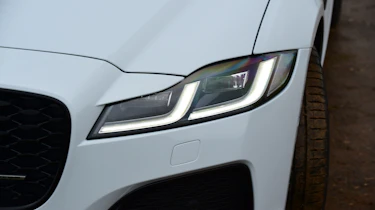 Jaguar XF saloon headlights