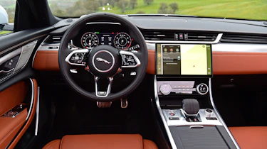 Jaguar XF saloon interior