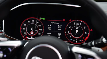 Jaguar XF saloon digital instruments