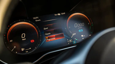 Mercedes C-Class saloon digital instruments