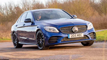 Mercedes C-Class saloon front 3/4 cornering