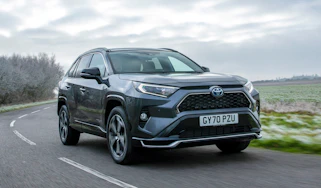 Toyota RAV4 PHEV front 3/4 tracking