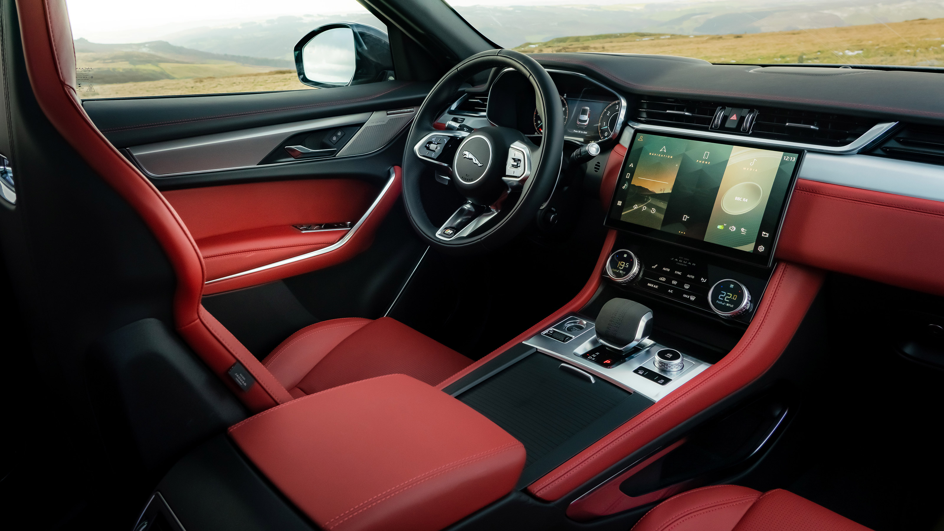 Jaguar F-Pace SUV front seats