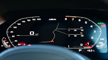 BMW M4 Coupe gauges